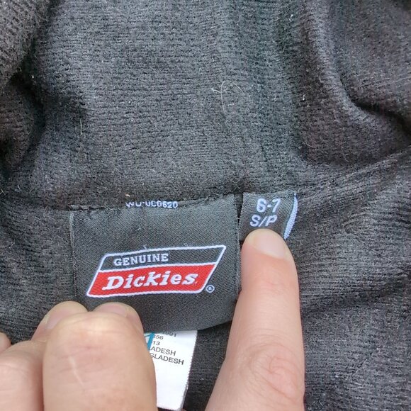 Dickies Bomber Jacket Kids (6-7)S Black Camouflage Hooded Zip-Up Outdoor Casual - Picture 5 of 9